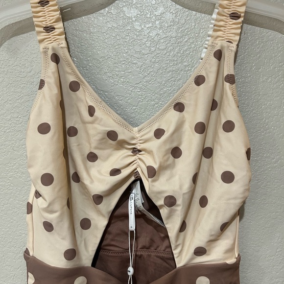 COPY - - CupShe Polk a Dot Swimsuit New with tags . One piece - Picture 4 of 10